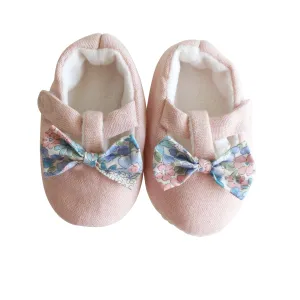 Bow Booties - Blue Liberty