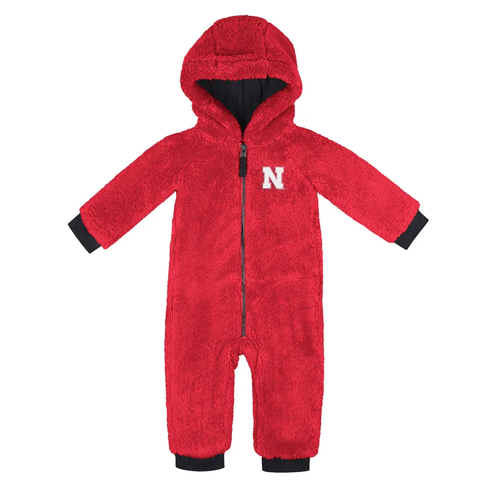 Boys'/Girls' Nebraska Huskers Infant Ko-Dan Fur Sherpa Romper