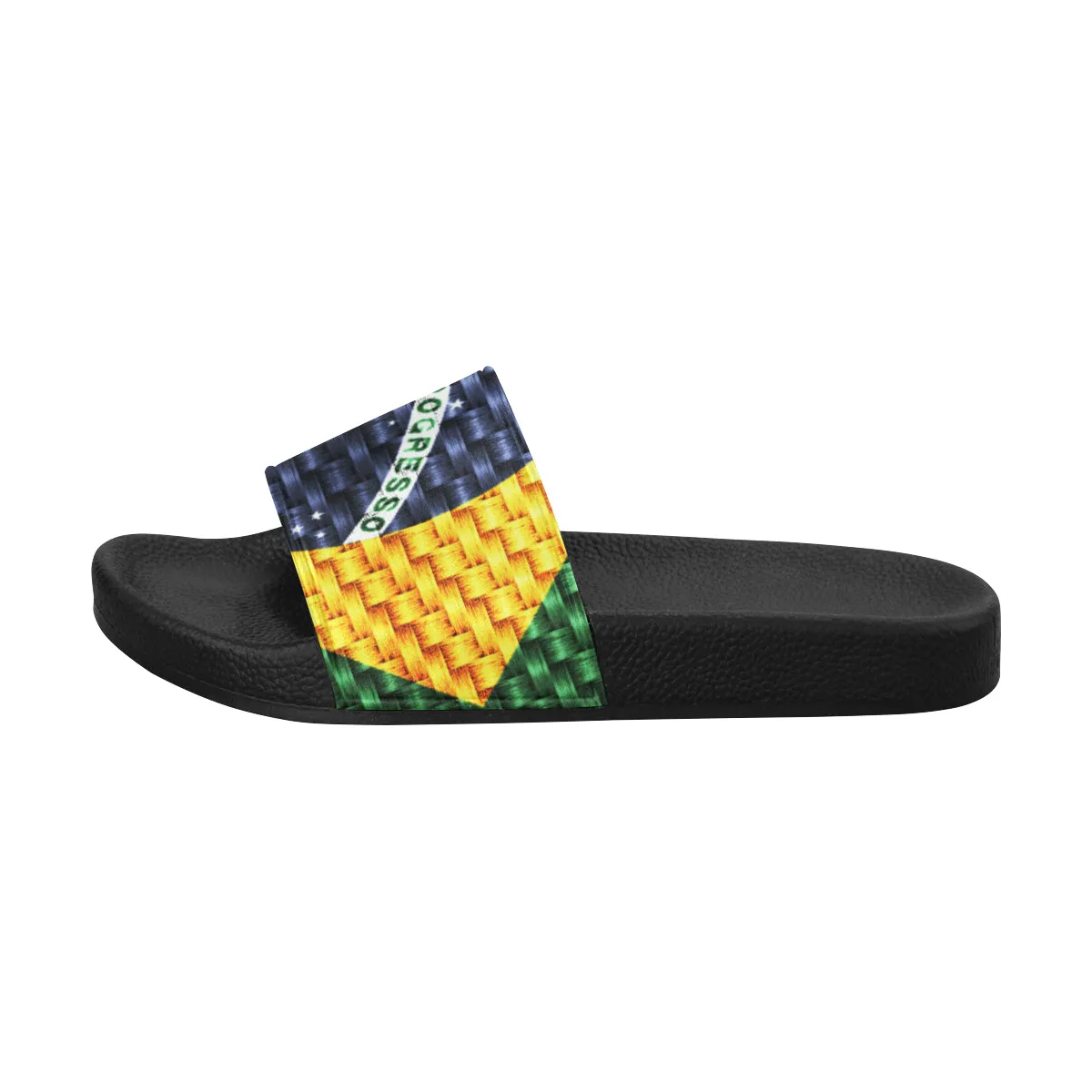 BRASIL FLAG Women's Slide Sandals