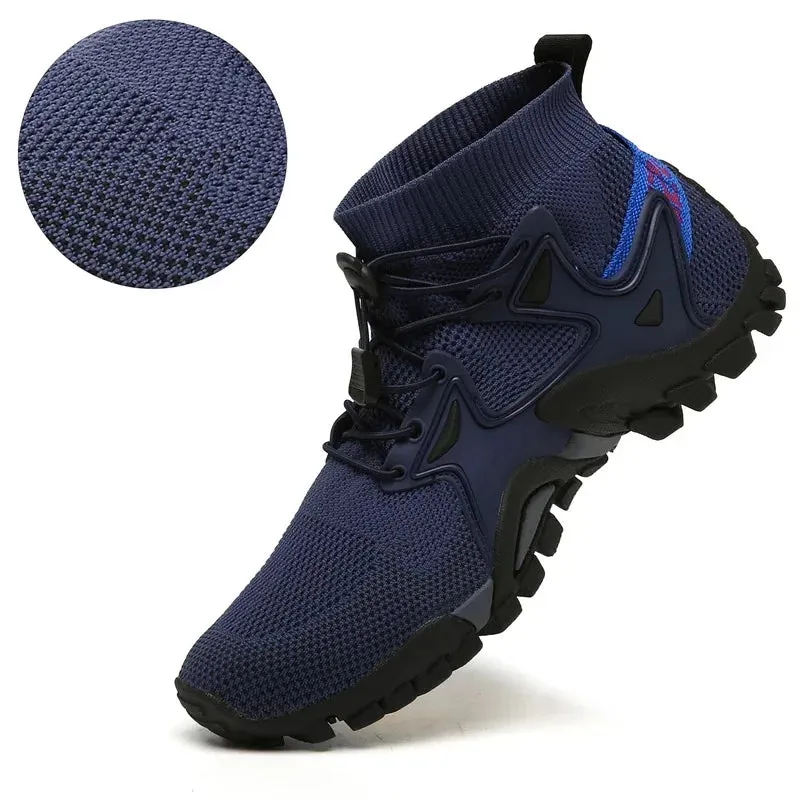 Breathable Mesh Men's Botas Tactical Boots Hiking Soft Shoes Outdoor Non-Slip Trail Trekking Climbing Designer Wading Sneakers