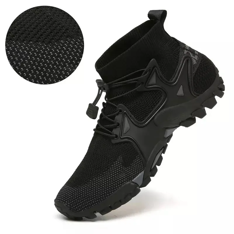 Breathable Mesh Men's Botas Tactical Boots Hiking Soft Shoes Outdoor Non-Slip Trail Trekking Climbing Designer Wading Sneakers