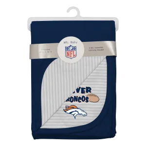 Broncos Newborn Baby Blanket