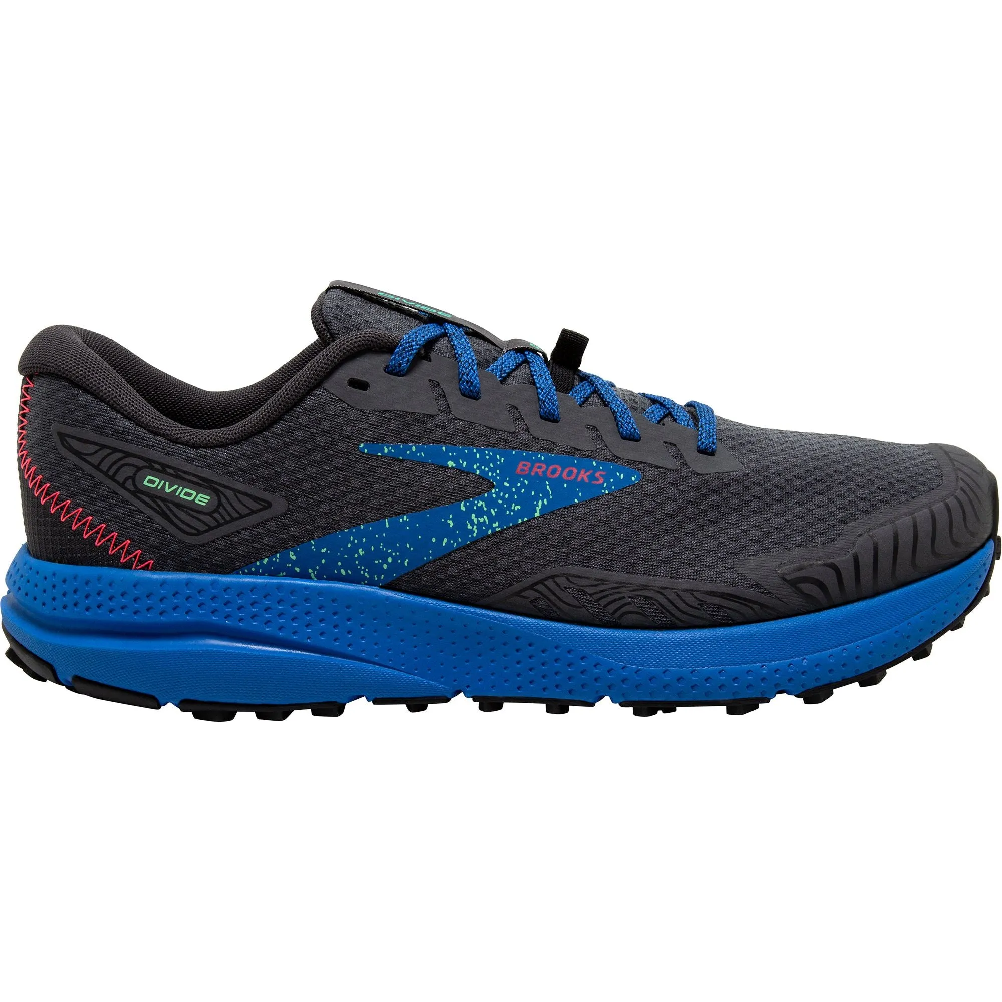 Brooks Divide 4 Mens Trail Running Shoes - Black