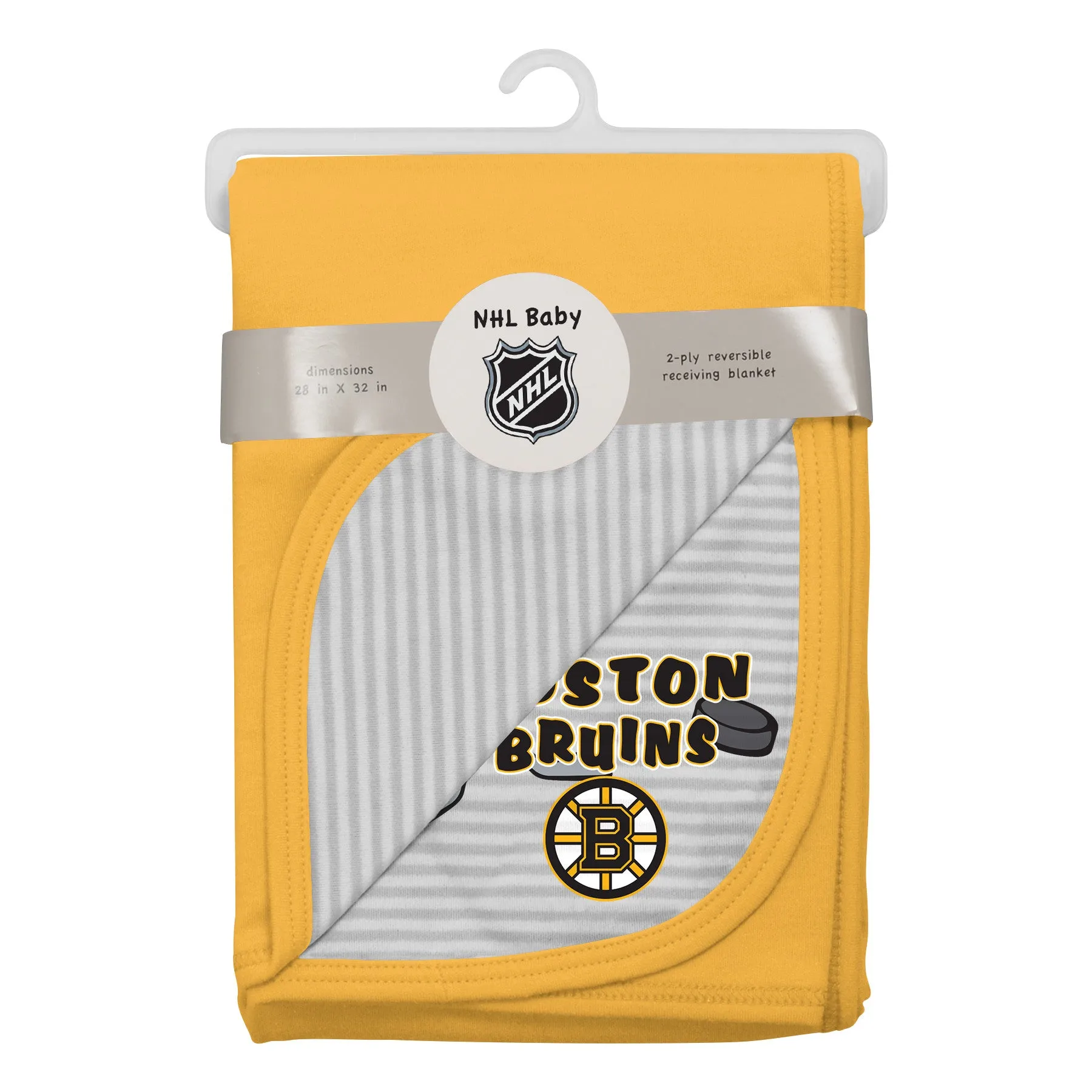 Bruins Newborn Baby Blanket