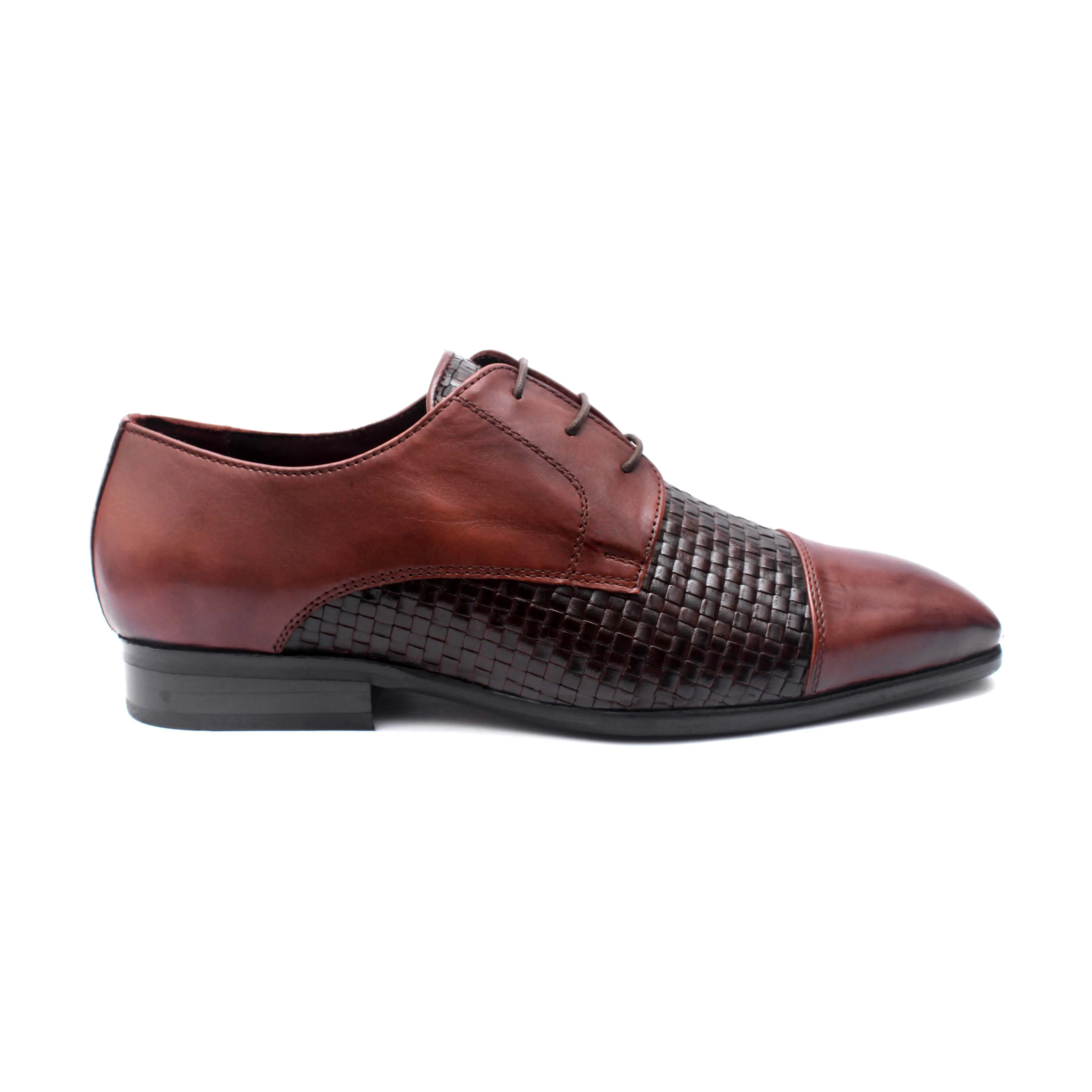 Captoe Woven Vamp Derby