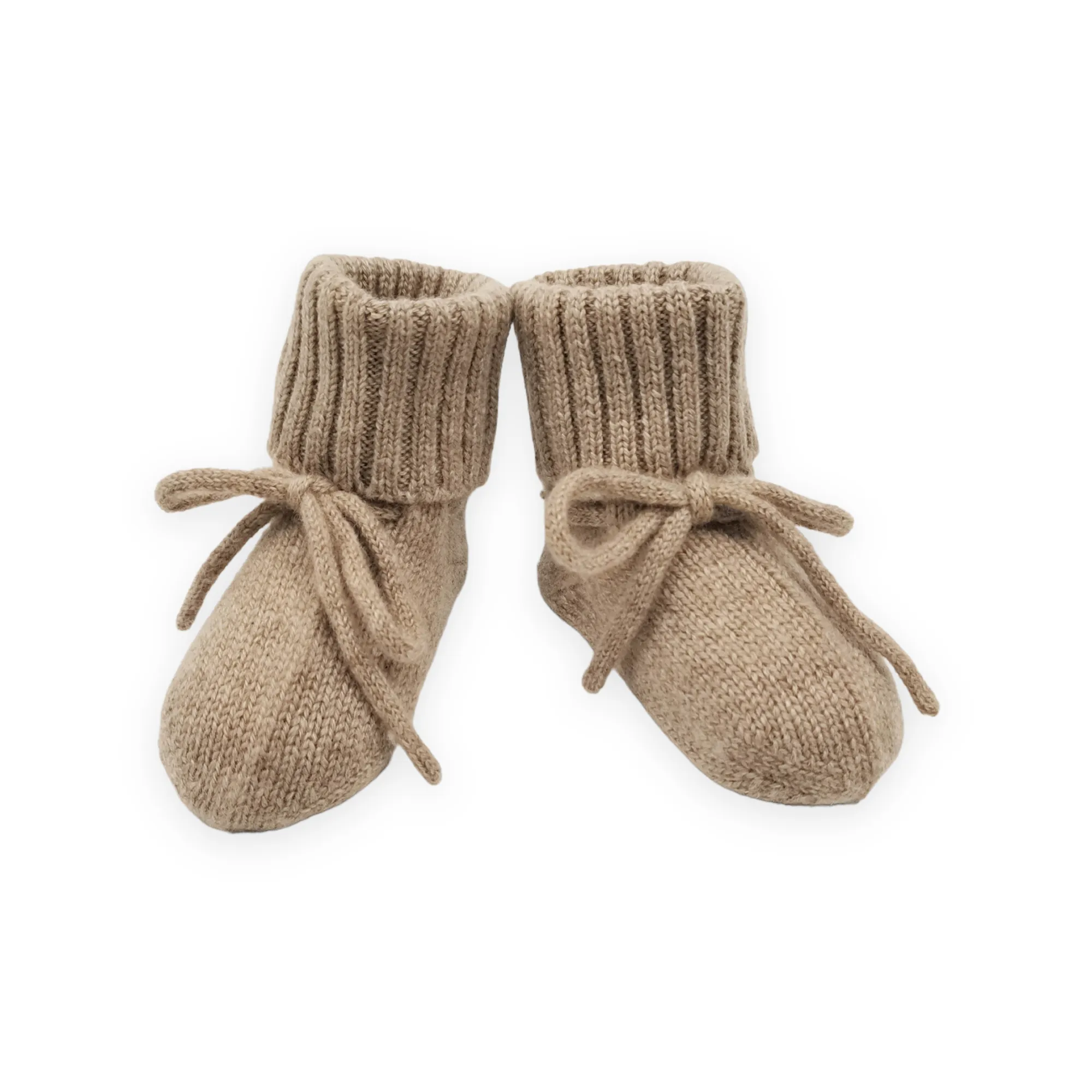 Cashmere Bonnet & Boots Gift Set Oatmeal