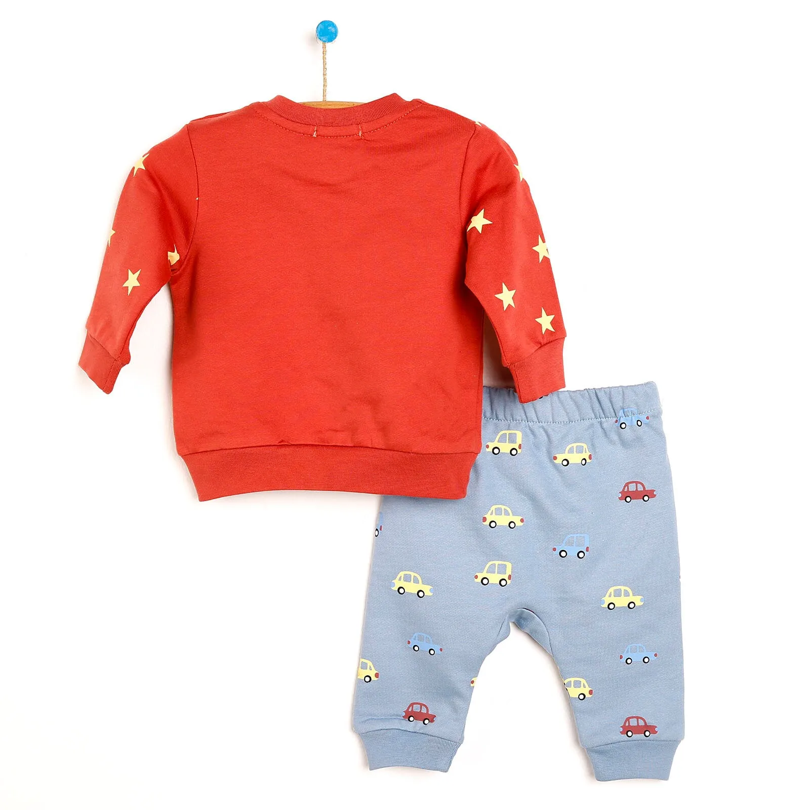 Cassiope Newborn Cool Boy Sweatshirt Legging Starter Set - Blue