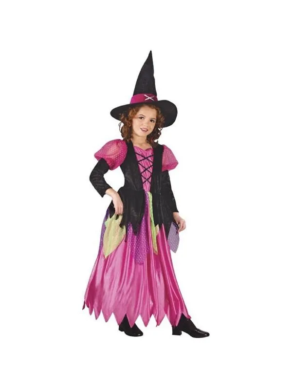 Child's Rainbow Witch Costume