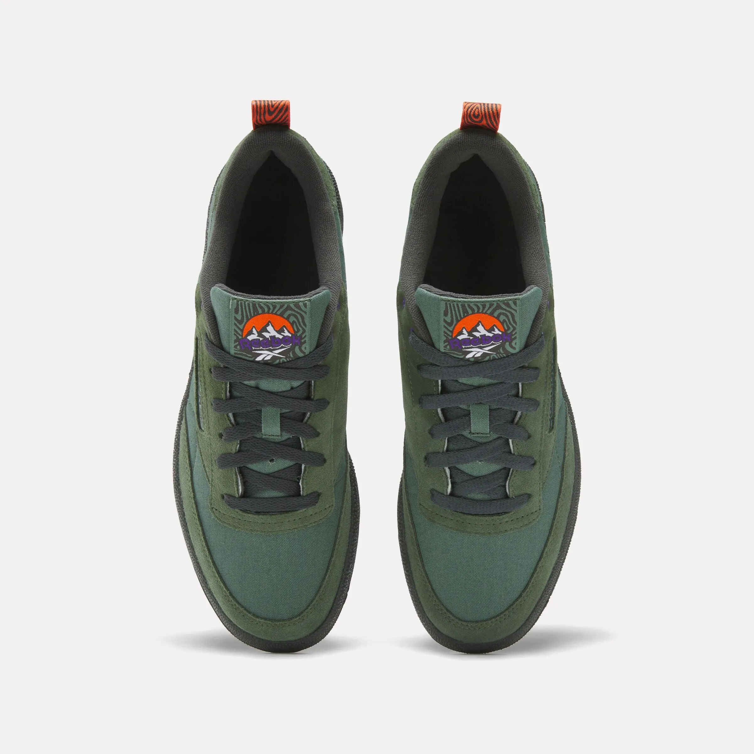 Club C 85 Shoes Escape Green/Grey/Pump Orange