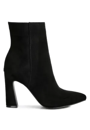 Clubdate Block Heeled Ankle Boots