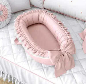 Comfortable Baby Nest For New Baby Born / Infant - Baby Pink