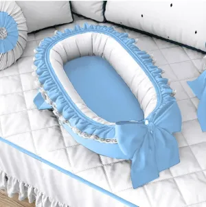 Comfortable Baby Nest For New Baby Born / Infant - Sky Blue