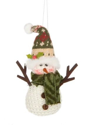 Comfy & Cozy Christmas Snowman Ornaments