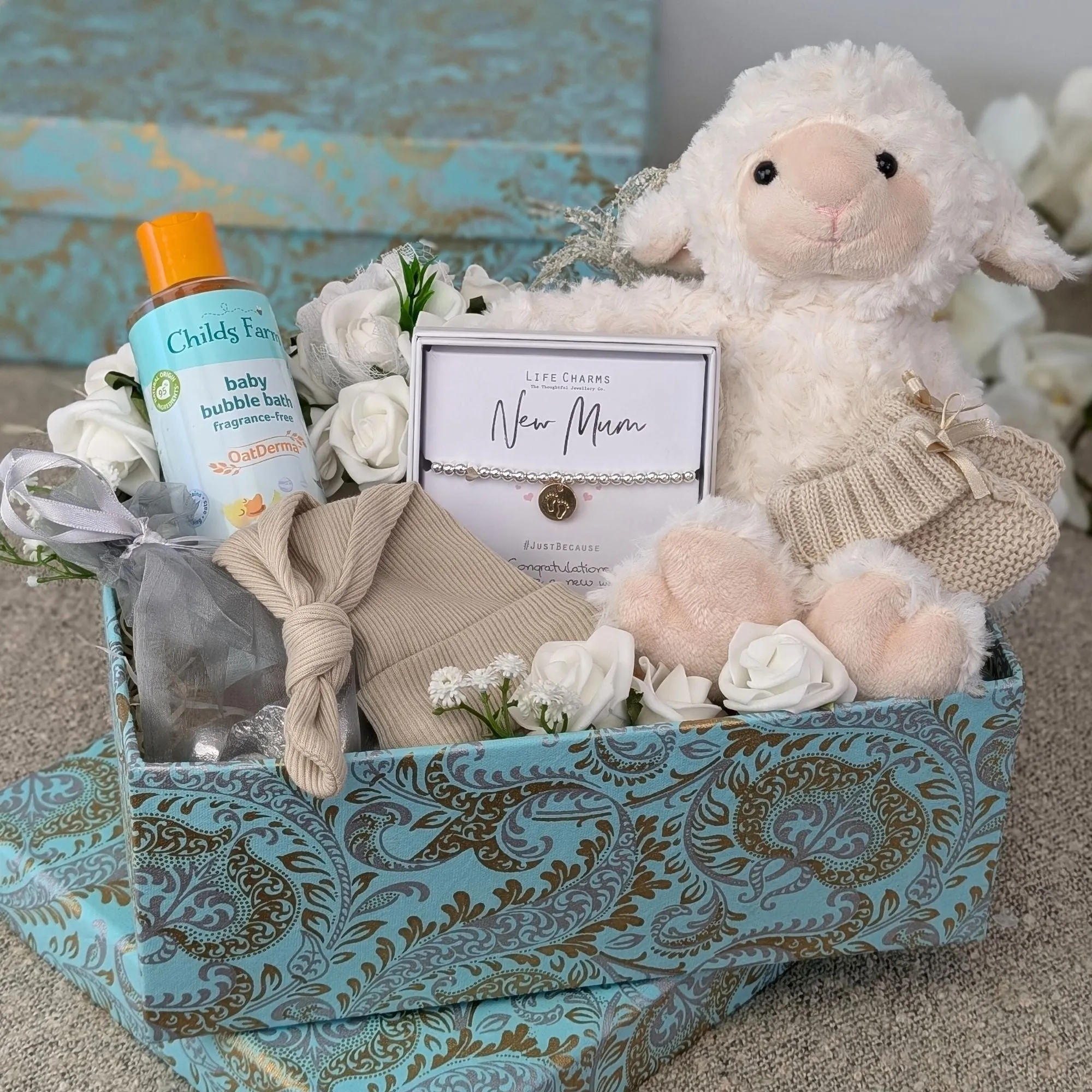 Congratulations Mummy Gifts Box Hamper Lullaby Lamb