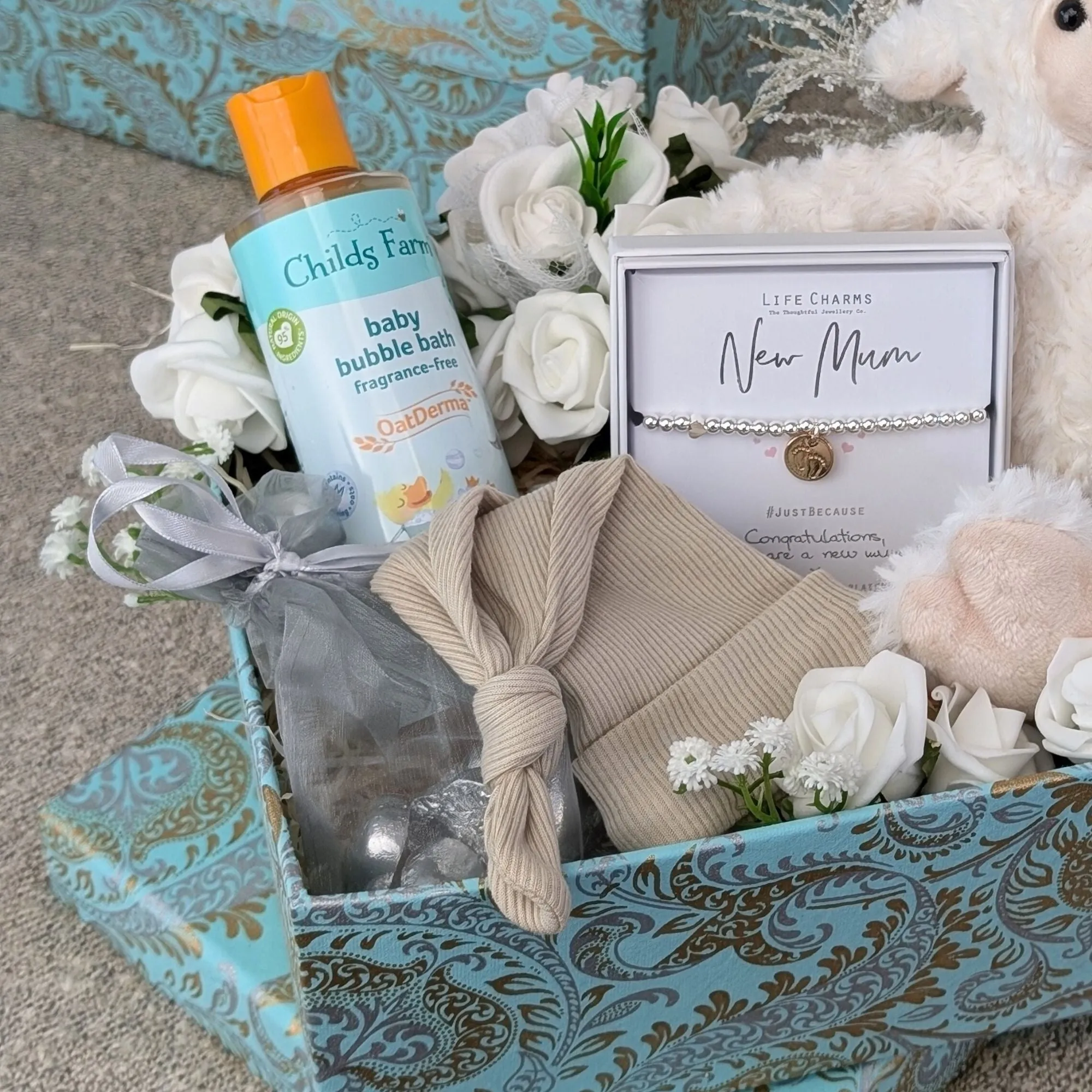 Congratulations Mummy Gifts Box Hamper Lullaby Lamb