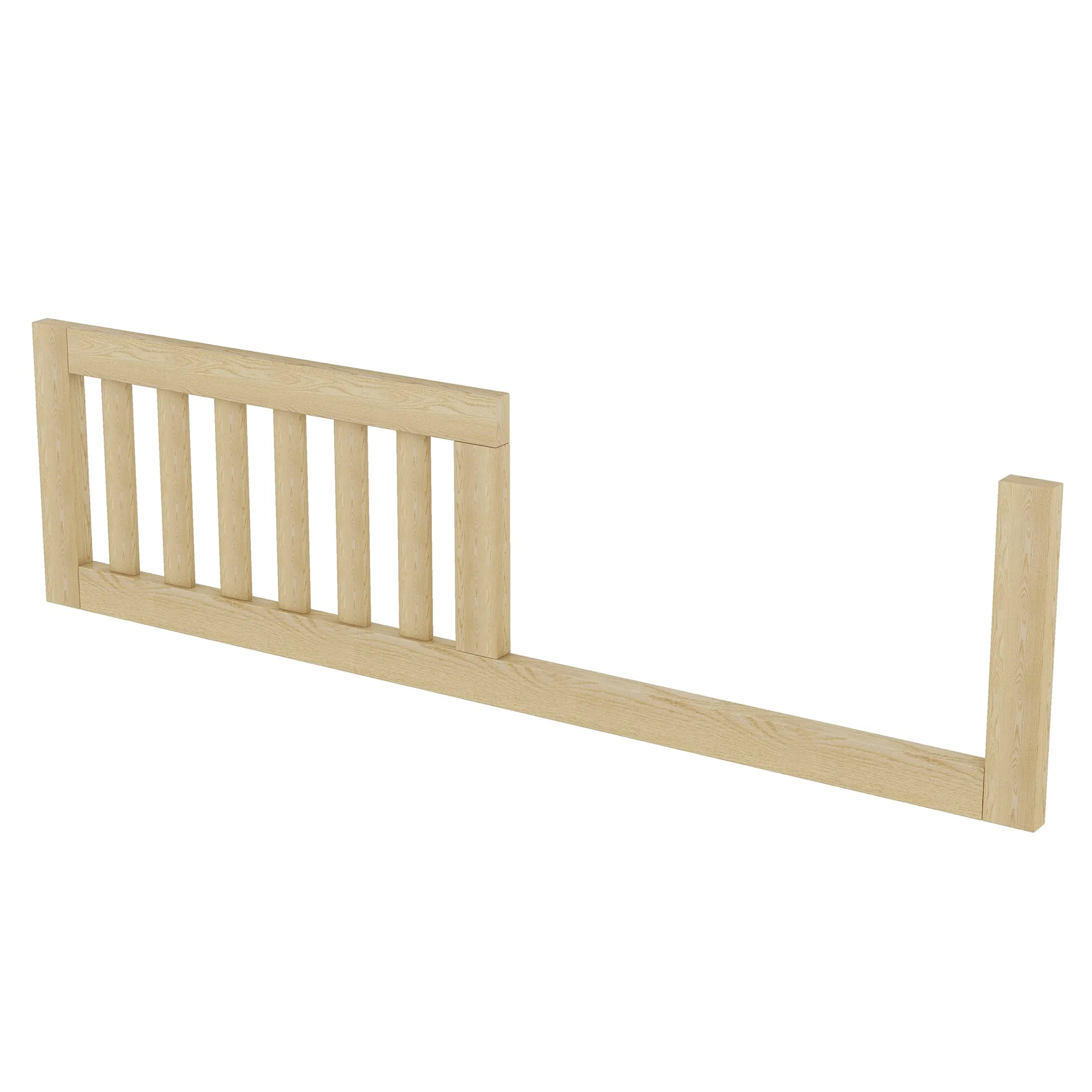 Convertible Crib/Full Size Bed with Changing Table, Natural