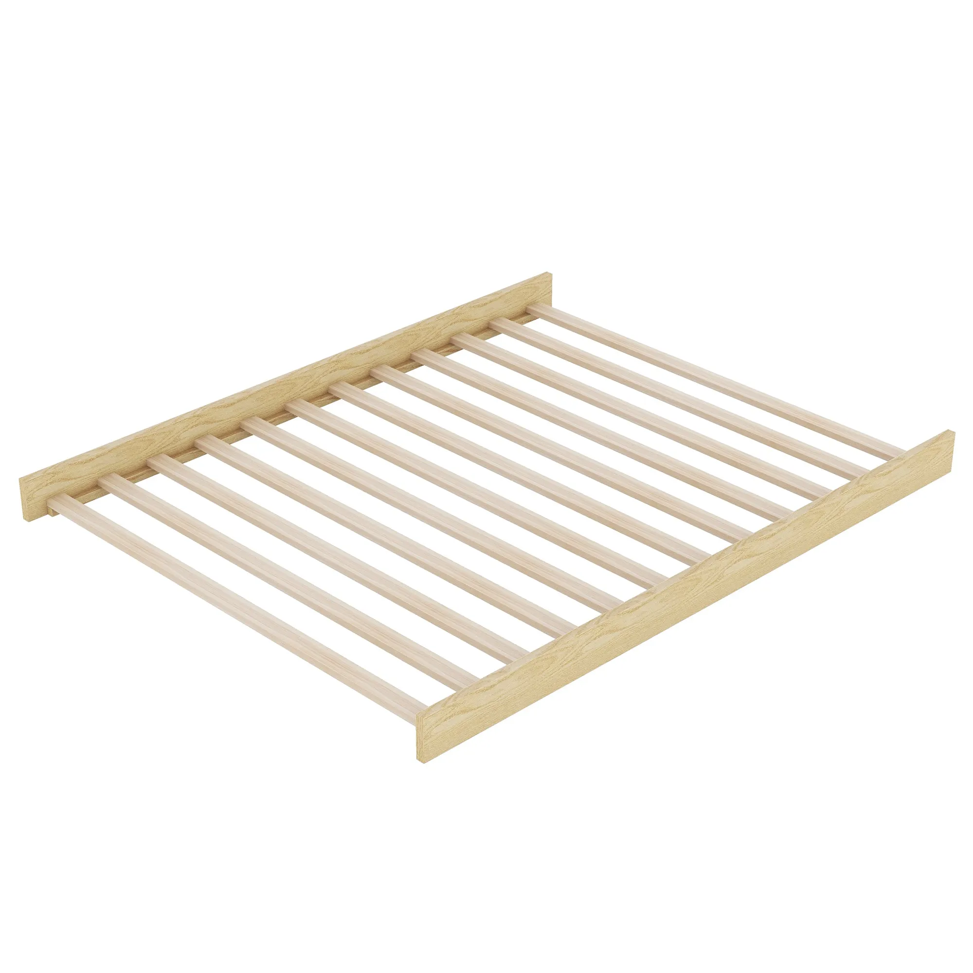 Convertible Crib/Full Size Bed with Changing Table, Natural