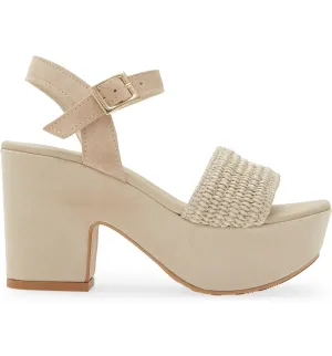 Cordani Liona Raffia Platform Sandal