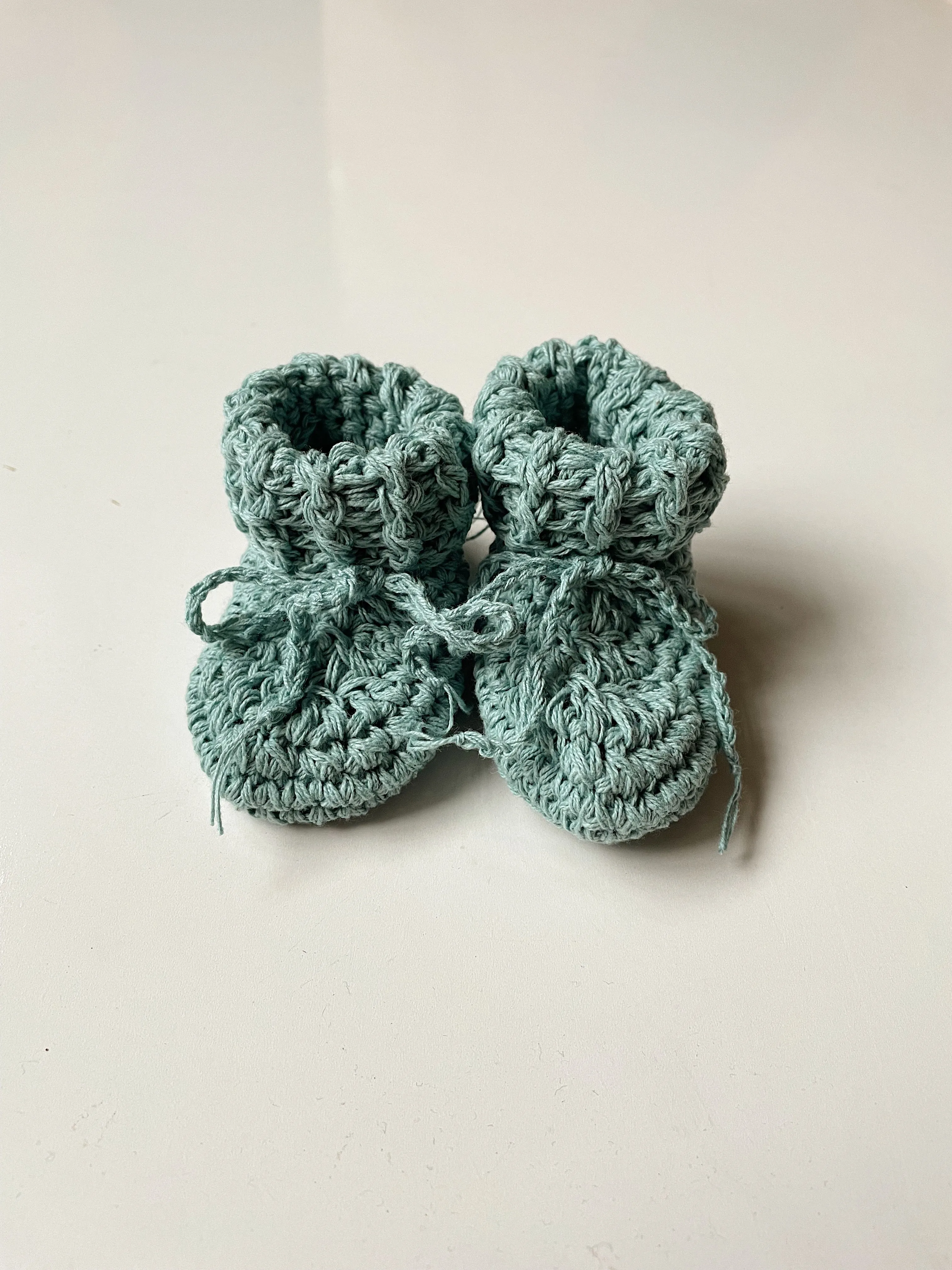 Cotton tie booties