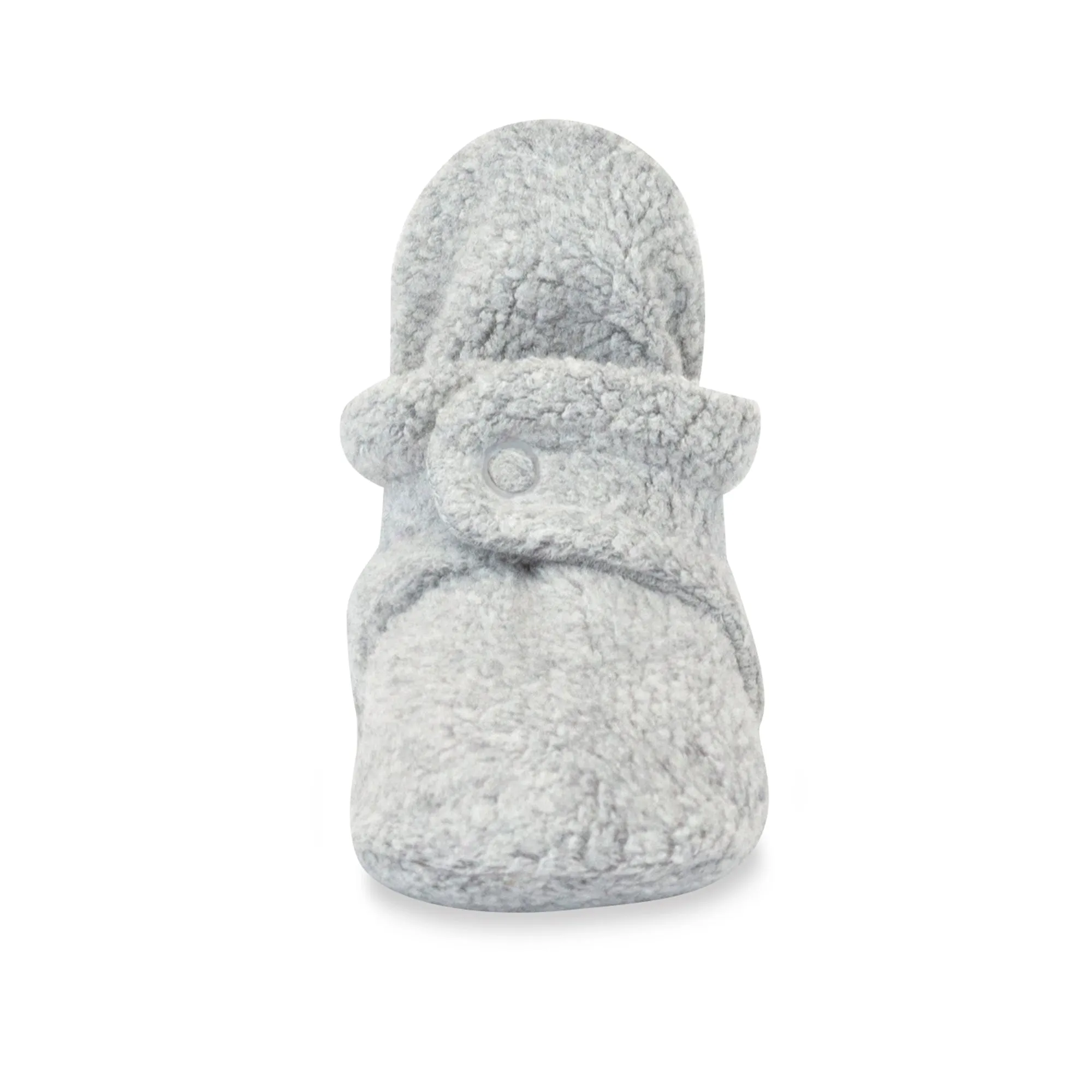 Cozie Fleece Gripper Baby Bootie - Heather Gray