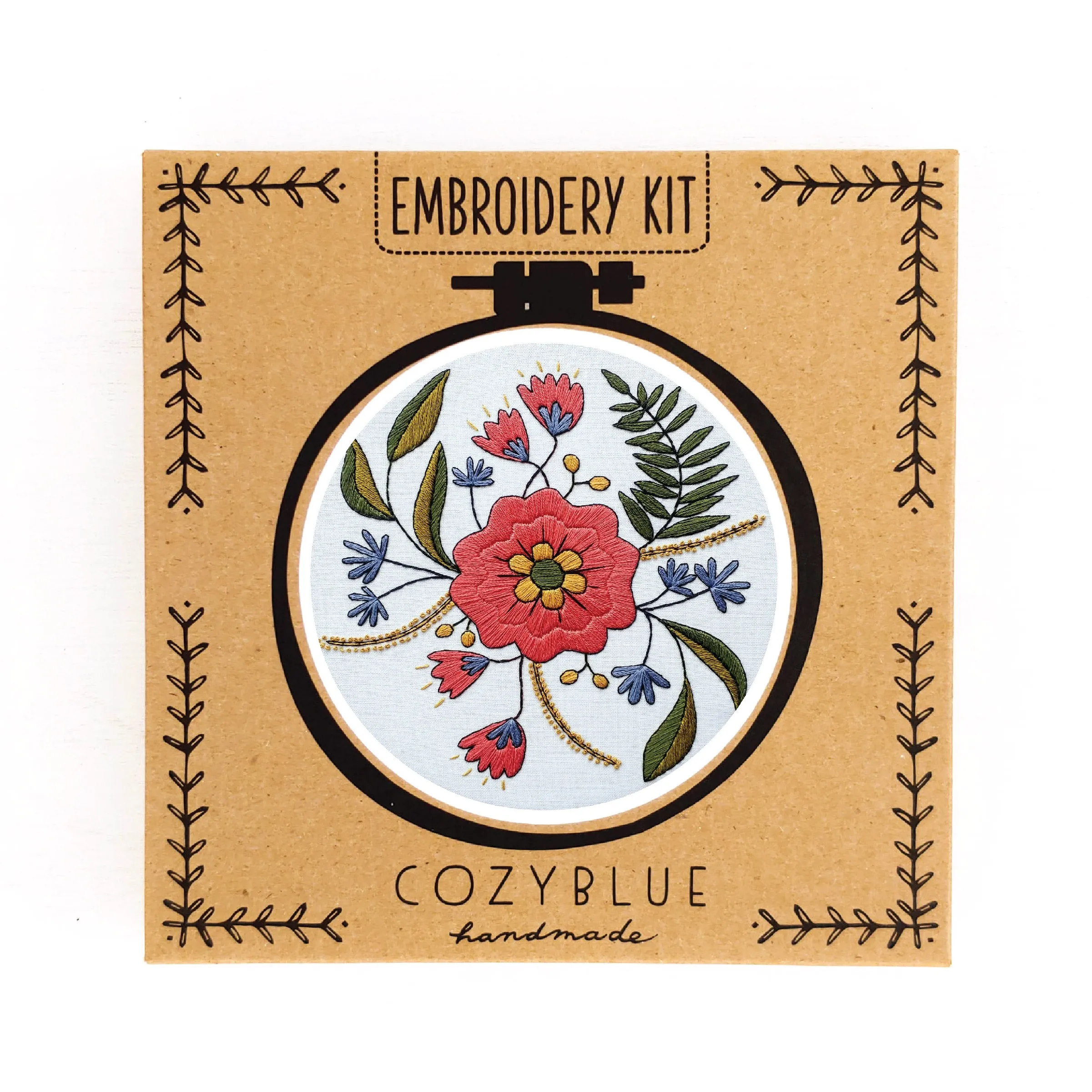 Cozy Blue Embroidery Kits