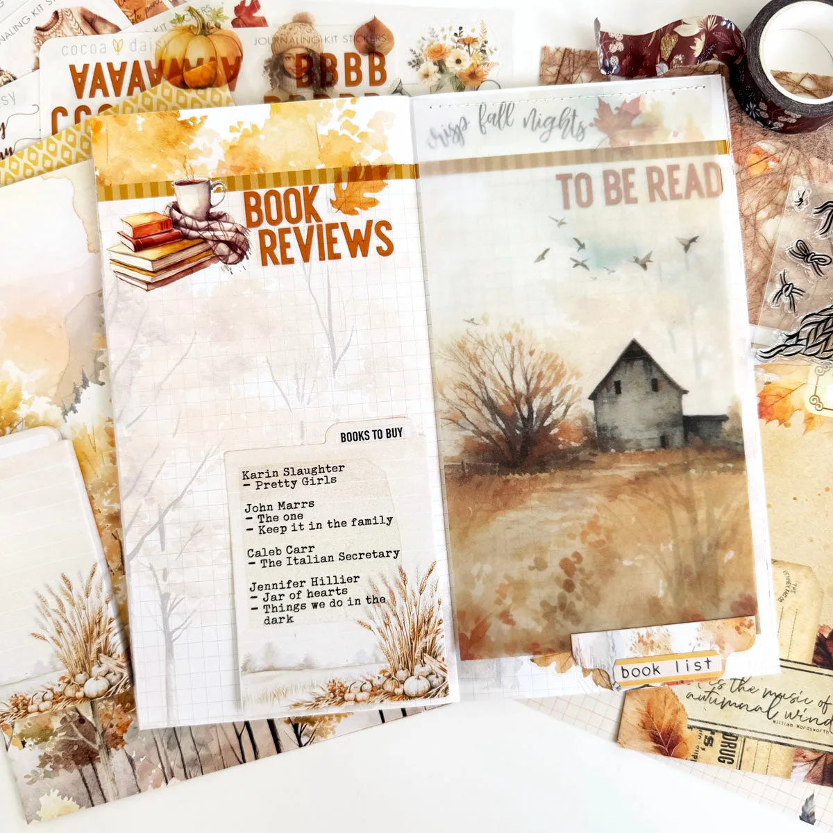 Cozy Season Deluxe Journaling Kit October 2024