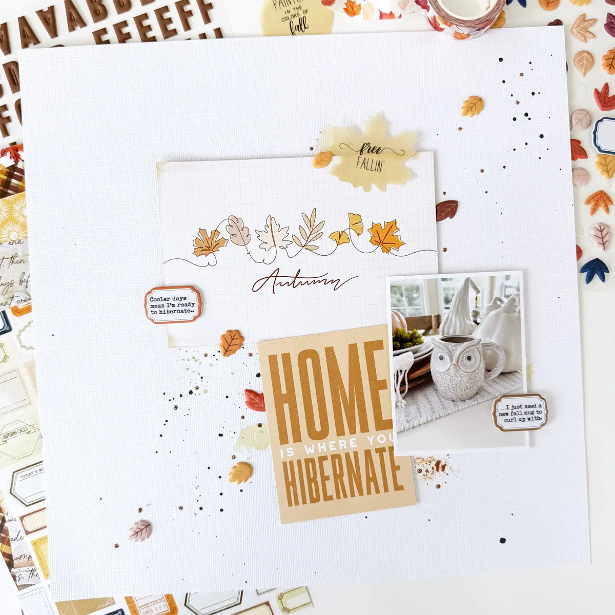 Cozy Season Scrapbooking Kit - No Add Ons - October 2024