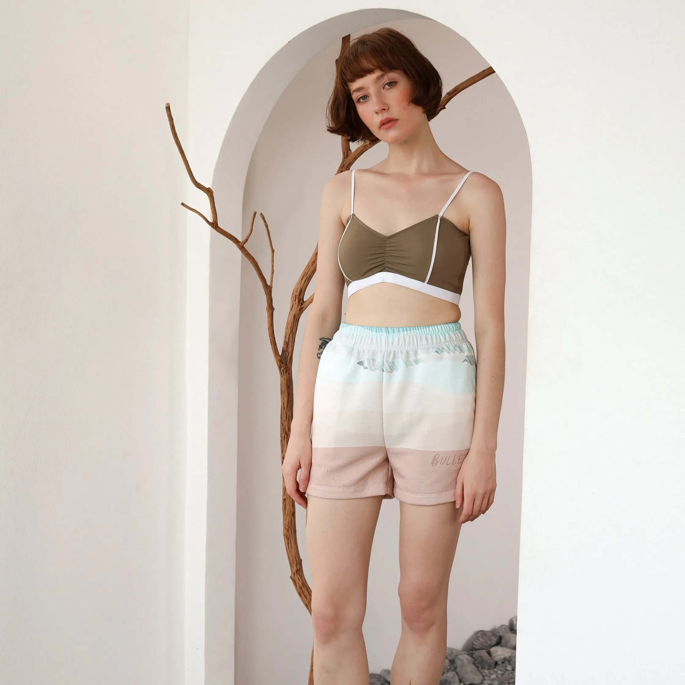 Cozy Short - SEA PRINT1