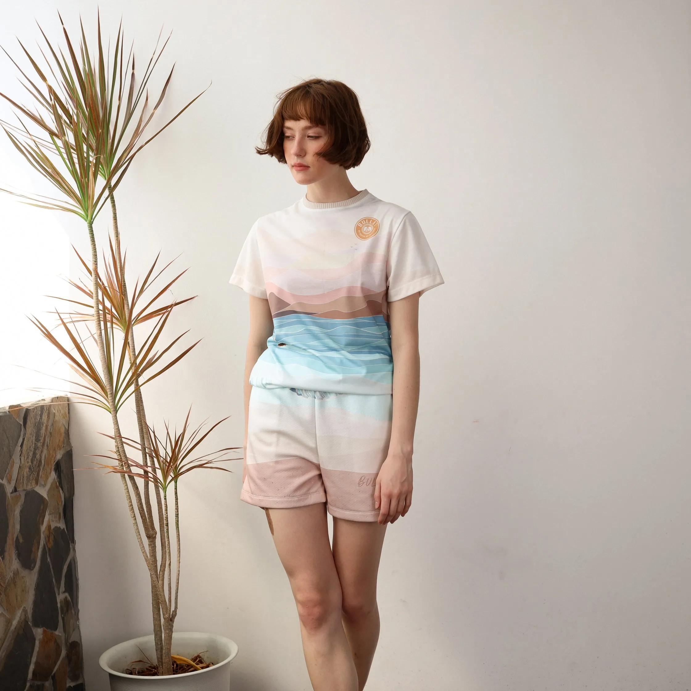 Cozy Short - SEA PRINT1