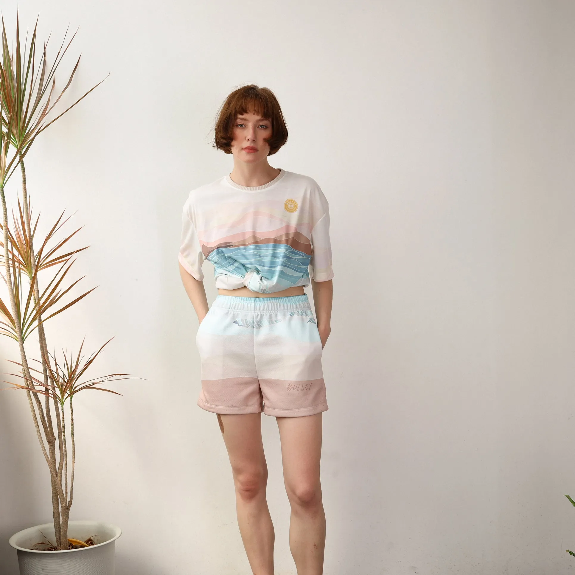 Cozy Short - SEA PRINT1