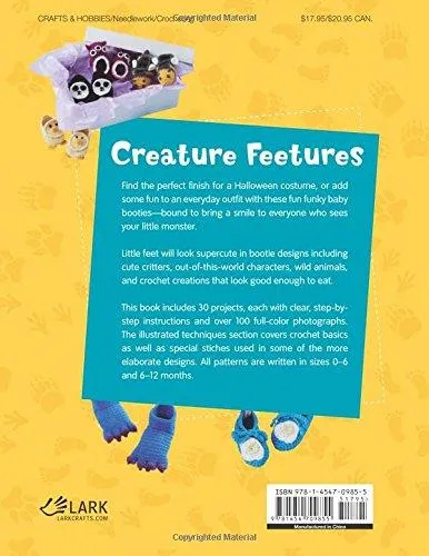 Creature Feetures - 30 Crochet Patterns for Baby Booties