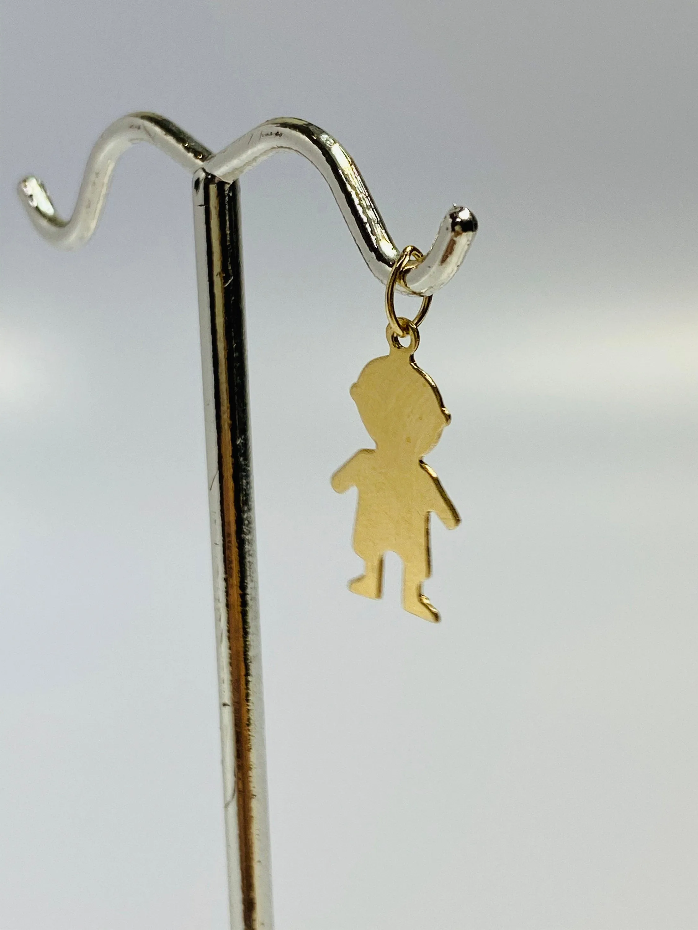 Cute 10mm X 17mm 14K Gold Filled baby Shaped Finding/Charm sku #363-C