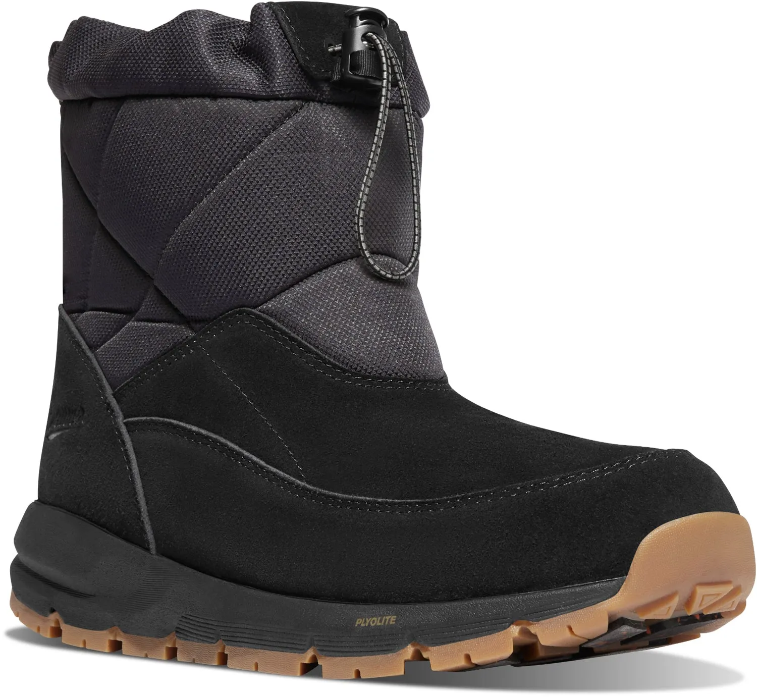 Danner Mens Cloud Cap 400G Black Suede Snow Boots