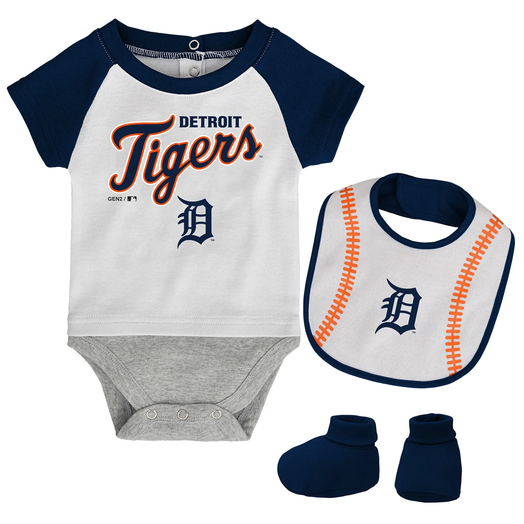 Detroit Tigers Baby Outfit