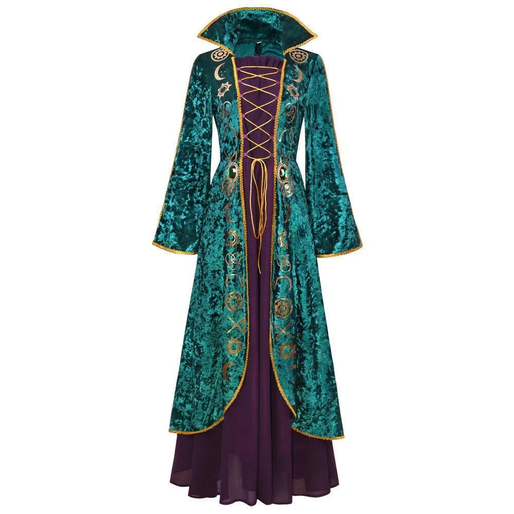 Disney 2022 Movie Hocus Pocus 2 Winifred Sanderson Halloween Cosplay Costume