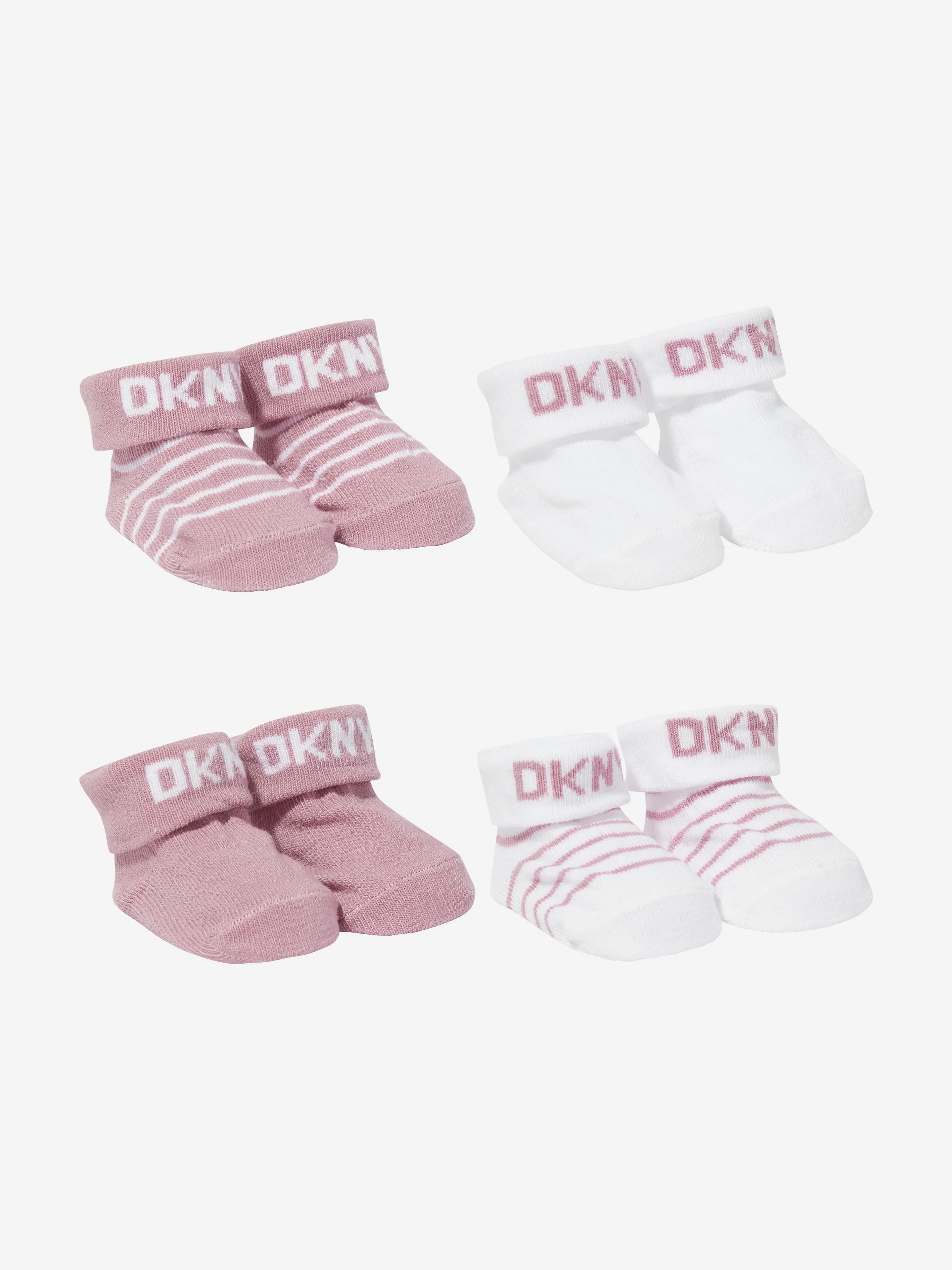 DKNY Baby Girls Boxed Gift Set in Pink