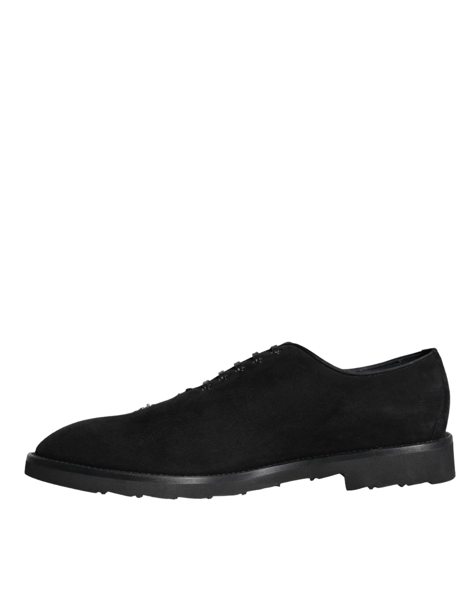 Dolce & Gabbana Sicilia Lace Up Shoes in Black