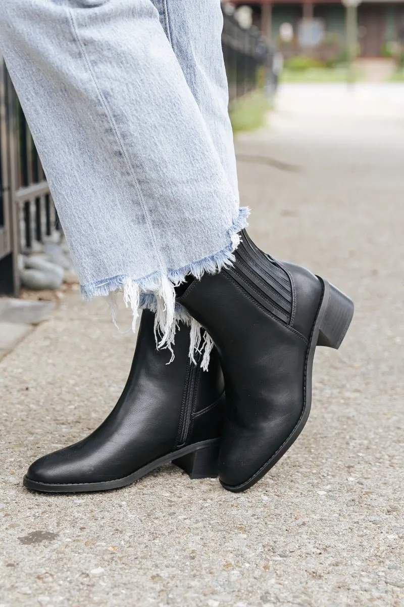 Dolce Vita Delilah Black Heeled Bootie - FINAL SALE