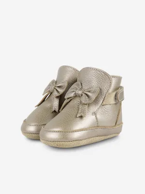 Donsje Baby Girls Cubow Booties in Gold