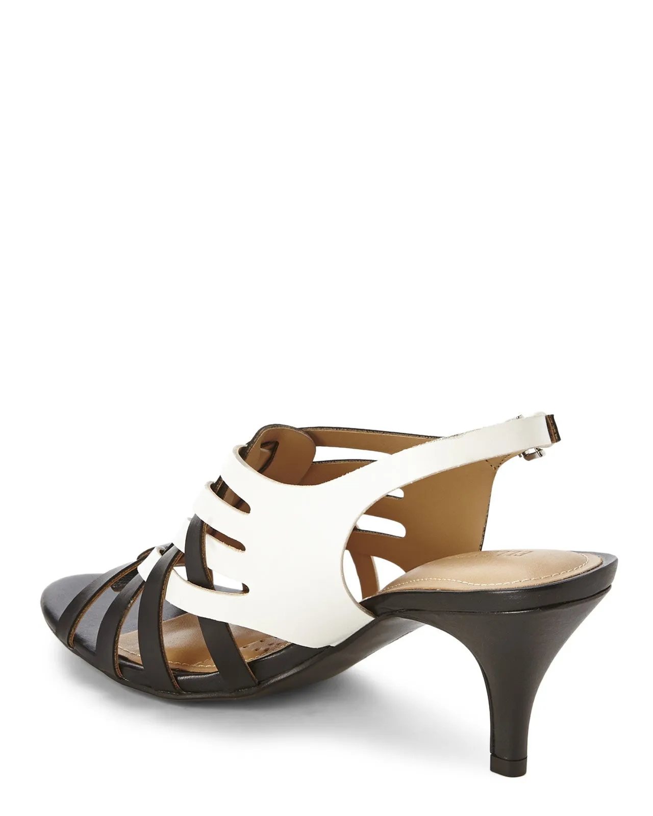 ELLEN TRACY •Sonoma• Black/White  Pump