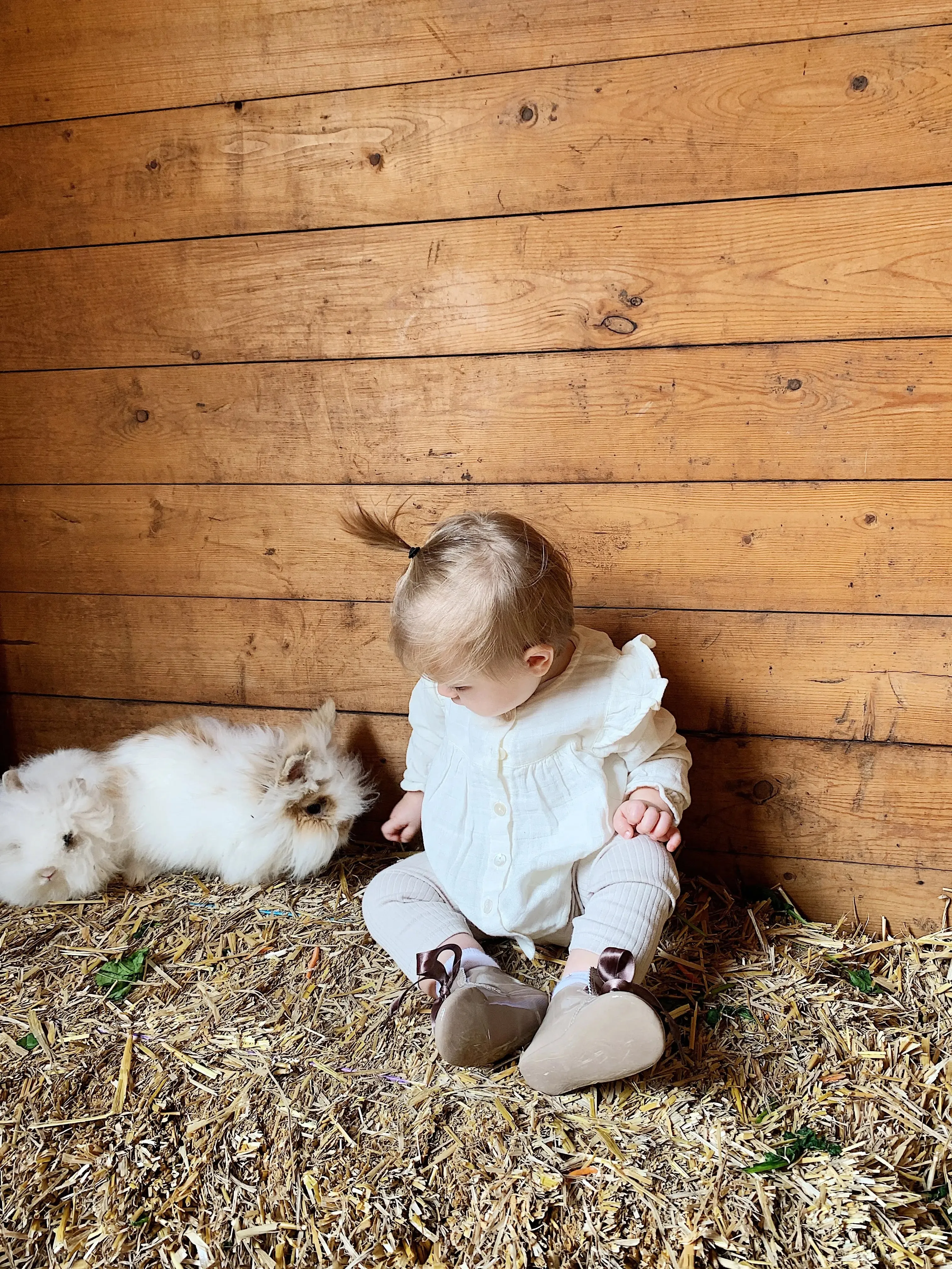 Estelle- Tan Patent Leather Baby Booties