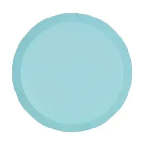 Five Star Pastel Blue Plates - Dinner 20 Pkt