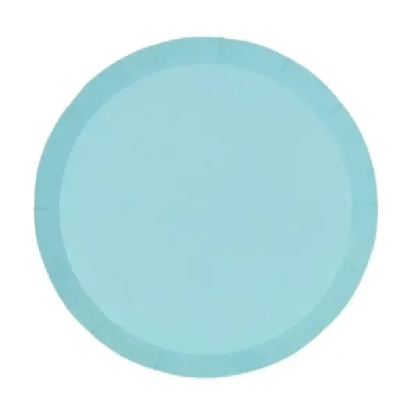 Five Star Pastel Blue Plates - Lunch 20 Pkt