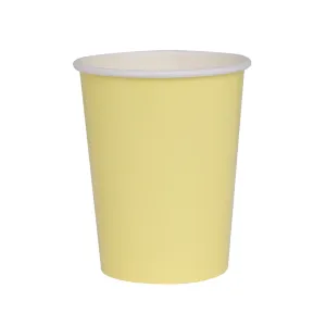 Five Star Pastel Yellow Cups - 20 Pkt