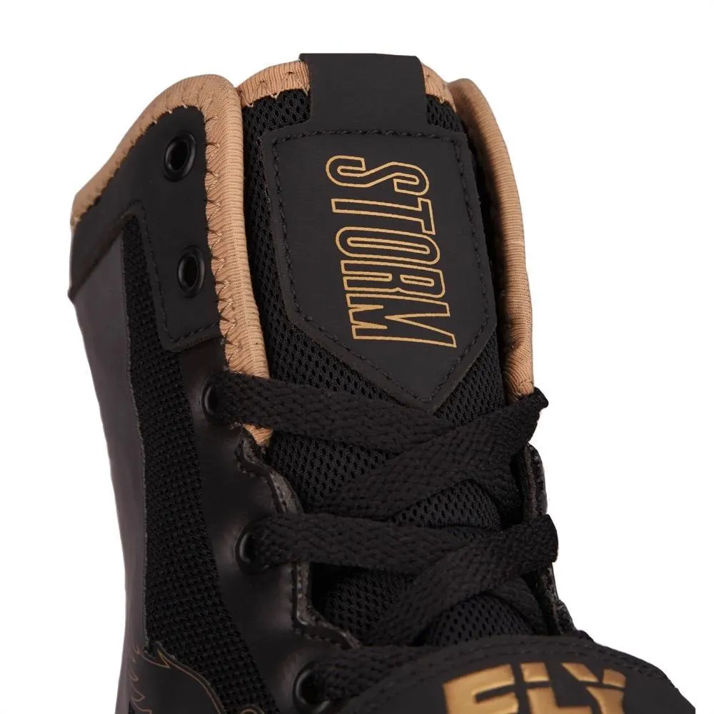 Fly Storm Boxing Boots - Black/Gold