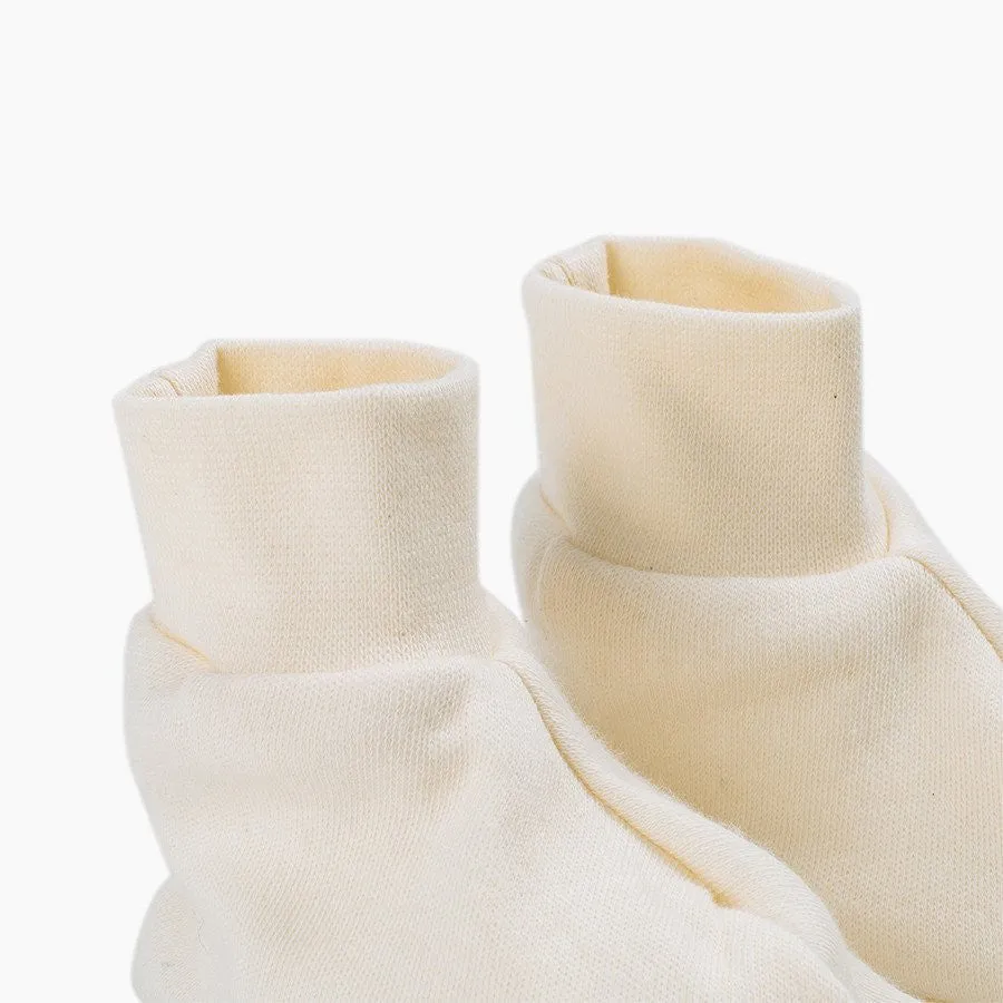 Fog Linen Organic Cotton Baby Booties