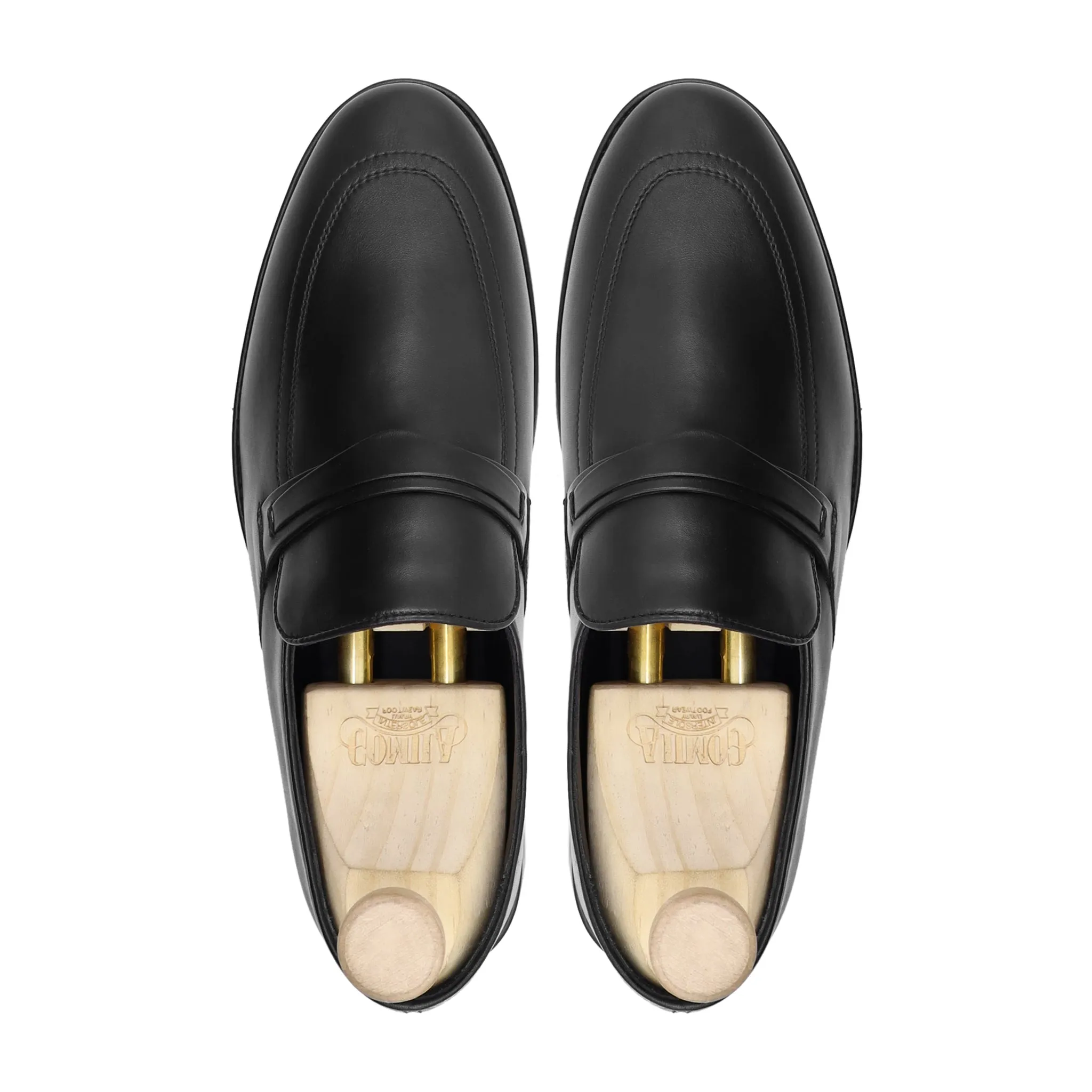 Fresno - Men's Black Calf Leather Loafer