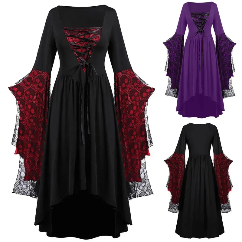 Funki Buys | Dresses | Women's Long Medieval Cosplay Dress