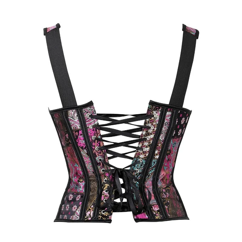 Funki Buys | Lingerie | Women's Shoulder Strap Lace Up Corsets