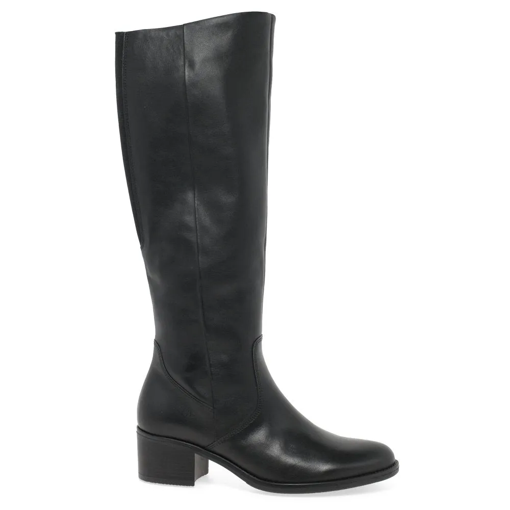 Gabor 51.658.27 - Isla M Women's Knee High Boots - Black